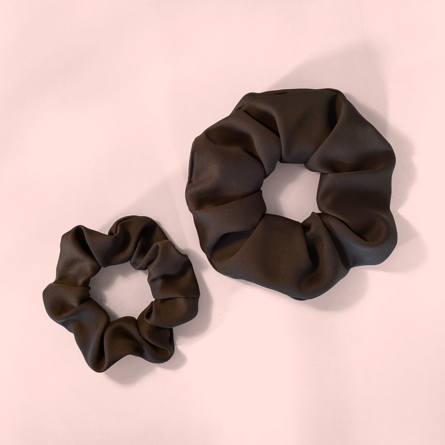 Espresso brown scrunchie