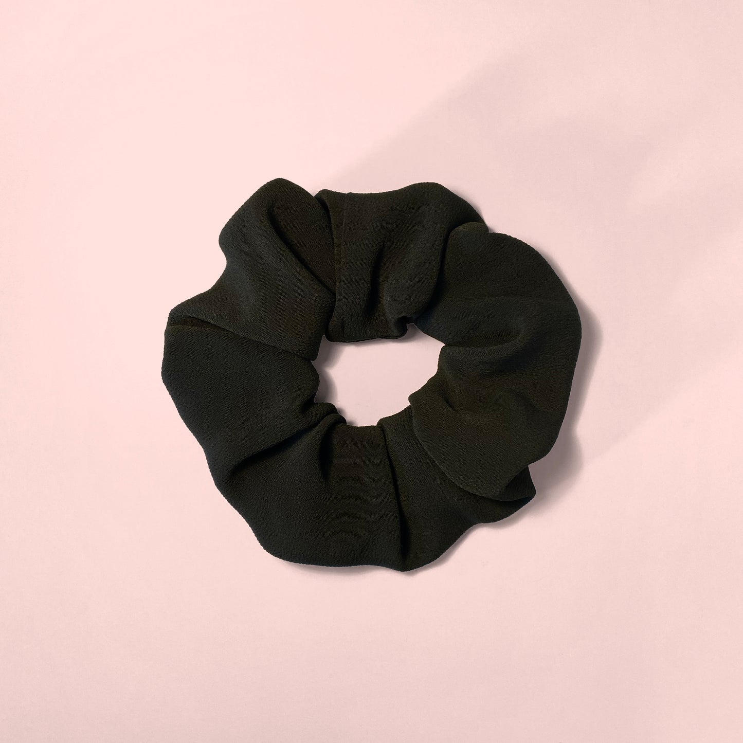Shadow black scrunchie