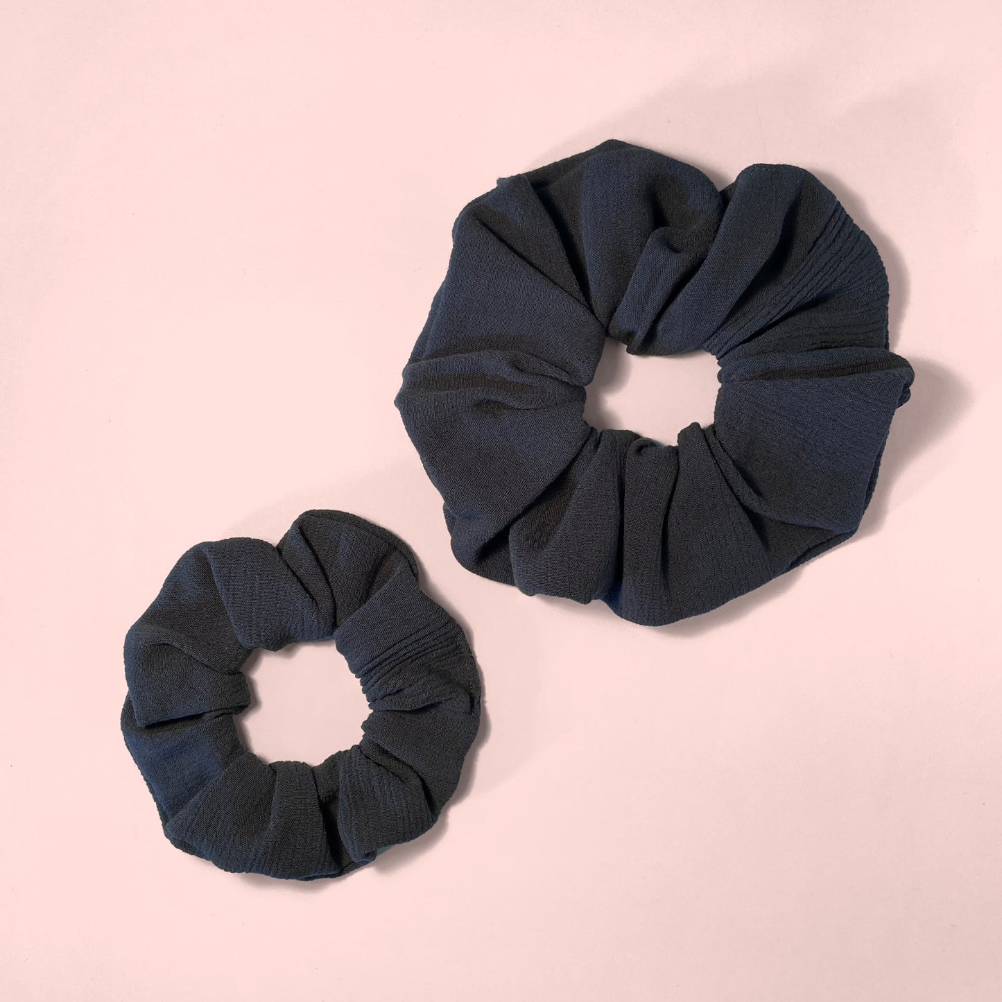 Industrial grey scrunchie