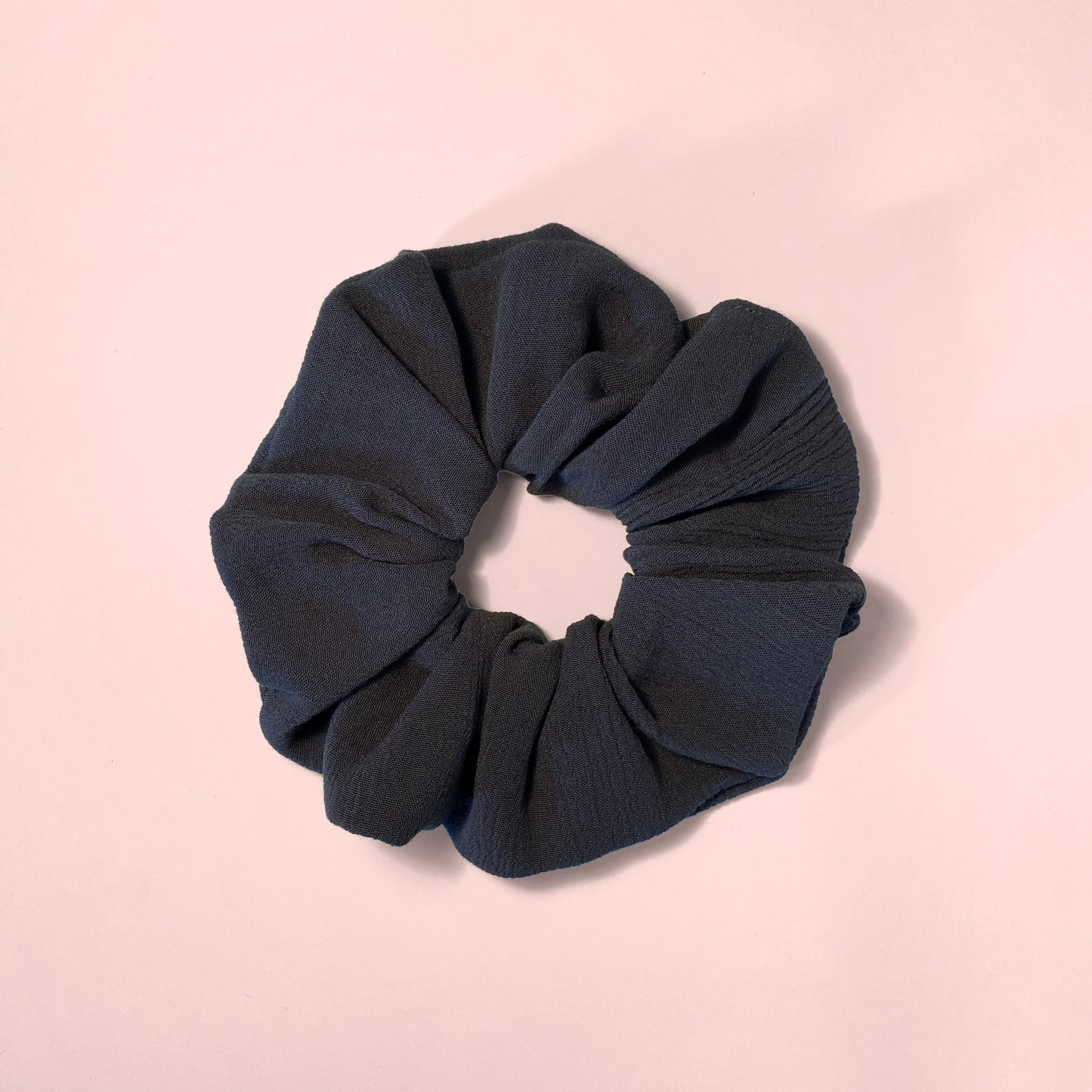 Industrial grey scrunchie