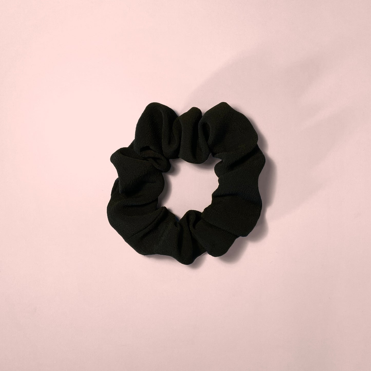 Shadow black scrunchie