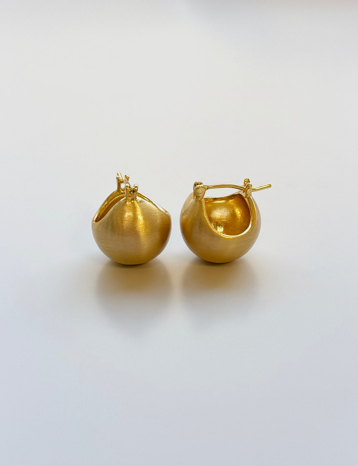 Gold plated hoop, tarnish free